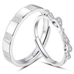 PARAS KORS Пара серебряных колец S925 Unisex - фото 2