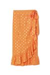 Юбка Never Fully Dressed Maxi skirt, Peach/Orange - фото 5