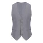 Мужской костюм скинни из 3 предметов Gino Vitale, черный - фото 2