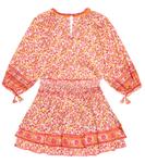 Платье Ариэль с цветочным принтом Poupette St Barth Kids, Pink Mistral - фото 4