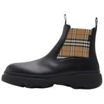 Burberry Короткие мужские ботинки челси, черные - фото