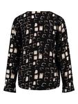 KEY LARGO Блузка "Матрица" черного цвета - фото 5