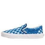 Кроссовки classic slip-on 'solar floral true blue' Vans, синий - фото