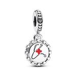 Шарм Stethoscope Engravable Dangle Pandora, стерлинговое серебро - фото