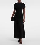 Крокодиловые сандалии-шлепанцы Toteme, Dark Brown 034 - фото 3