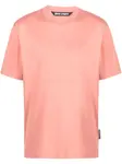 Футболка с вышитой монограммой PALM ANGELS, розовый - фото