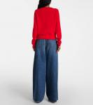 Кашемировый свитер Diletta Khaite, цвет fire red - фото 3