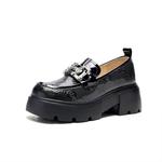 HR Женские лоферы черные - фото