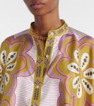 Шелковая блуза с принтом фуляр La DoubleJ, Caper Placee - фото 4