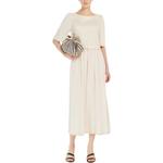 WEEKEND MaxMara Женское белое платье с длинными рукавами - фото 5