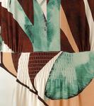 Платье Aniston SELECTED, коричневый/зеленый - фото 6