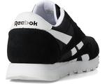 Кроссовки Reebok Kids Classic Nylon, цвет Black/Black/White - фото 5