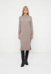 Платье VILA VIRIL CREW NECK MIDI DRESS, Light Brown - фото