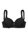Бюстгальтер на косточках LASCANA, черный - фото