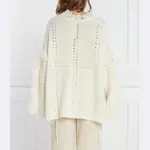 Свитер оверсайз с добавлением шерсти Twin-Set, бежевый - фото 3