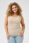 Топ KAFFE CURVE KCCarina, Greige - фото 2
