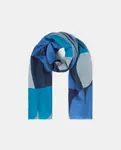 Шарф однотонный Jo & Mr. Joe, синий - фото 2