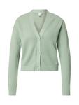 Вязаный кардиган QS, пастельно-зеленый - фото