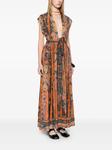 Платье макси Melissa ISABEL MARANT, оранжевый - фото 3