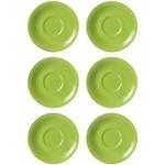 Набор блюдец jumbo doppio, 6 шт. Ritzenhoff, зеленый - фото