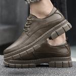 Туфли Men"s Casual Men Mid-Top Brown Reivantix - фото 2