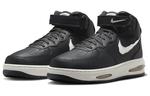 Кроссовки Nike Air Force 1 Mid Black White, черный/белый - фото 3