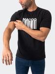 Футболка со штрих-кодом, черная MACEOO - фото 6