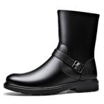 Чёрные мужские полусапоги Cachiotti с мягкой подкладкой - фото