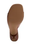 Med lille hæl mules Mango, Brown - фото 4