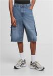 Шорты Urban Classics Relaxed Denim Cargo Shorts, синий - фото 3