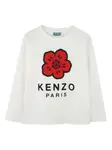 Футболка с длинными рукавами Kenzo Kids, белый - фото
