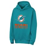 Худи Youth Aqua Miami Dolphins Back to Basics Outerstuff - фото 3