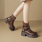 Ботинки Martin Boot женские Occaman, коричневый - фото 7