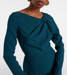 Маня собрала креповый топ Safiyaa, Alpine Green - фото 4