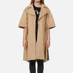 Пальто женское серо-коричневое Evisu - фото 3