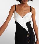 Креповое платье Balmain, Noir - фото 4