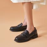 Лоферы женские Malemonkey, хаки - фото 4