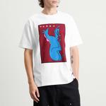 Футболка с вертикальным рисунком лошади By Parra, белый - фото 2