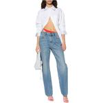 Джинсы женские голубые Alexander Wang - фото 6