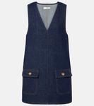 Джинсовое мини-платье-сарафан Frame, Alchemy - фото