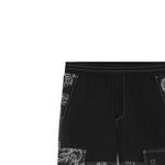 Классические мужские карго-брюки черные VERSACE - фото 6