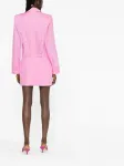 Платье-рубашка мини Margot The Attico, розовый - фото 3