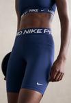 Леггинсы Nike Performance SHORT, Midnight Navy/White/Dark Blue - фото