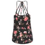 Женский топ с ремешками и открытой спиной Lascana, Black Multicolor - фото 4