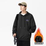 Свитшот унисекс WARRIOR, черный (с флисовой подкладкой и утепленный) - фото 7