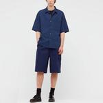 Мужская рубашка UNIQLO, цвет Blue - фото 4
