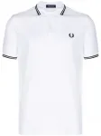 Рубашка поло с логотипом Fred Perry, белый - фото
