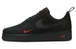 Nike Air Force 1 Low Multi-Swoosh Черный Малиновый - фото