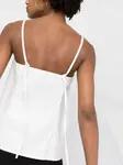 Топ на бретелях с V-образным вырезом AMBUSH, белый - фото 3