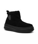 Сапоги Blauer кожаные зимние, черный - фото